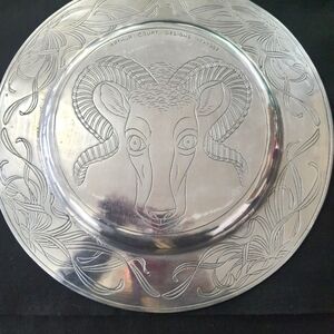 Serving Blatter, Arthur Court, 1982, Ram Aries, Hostess service or wall design